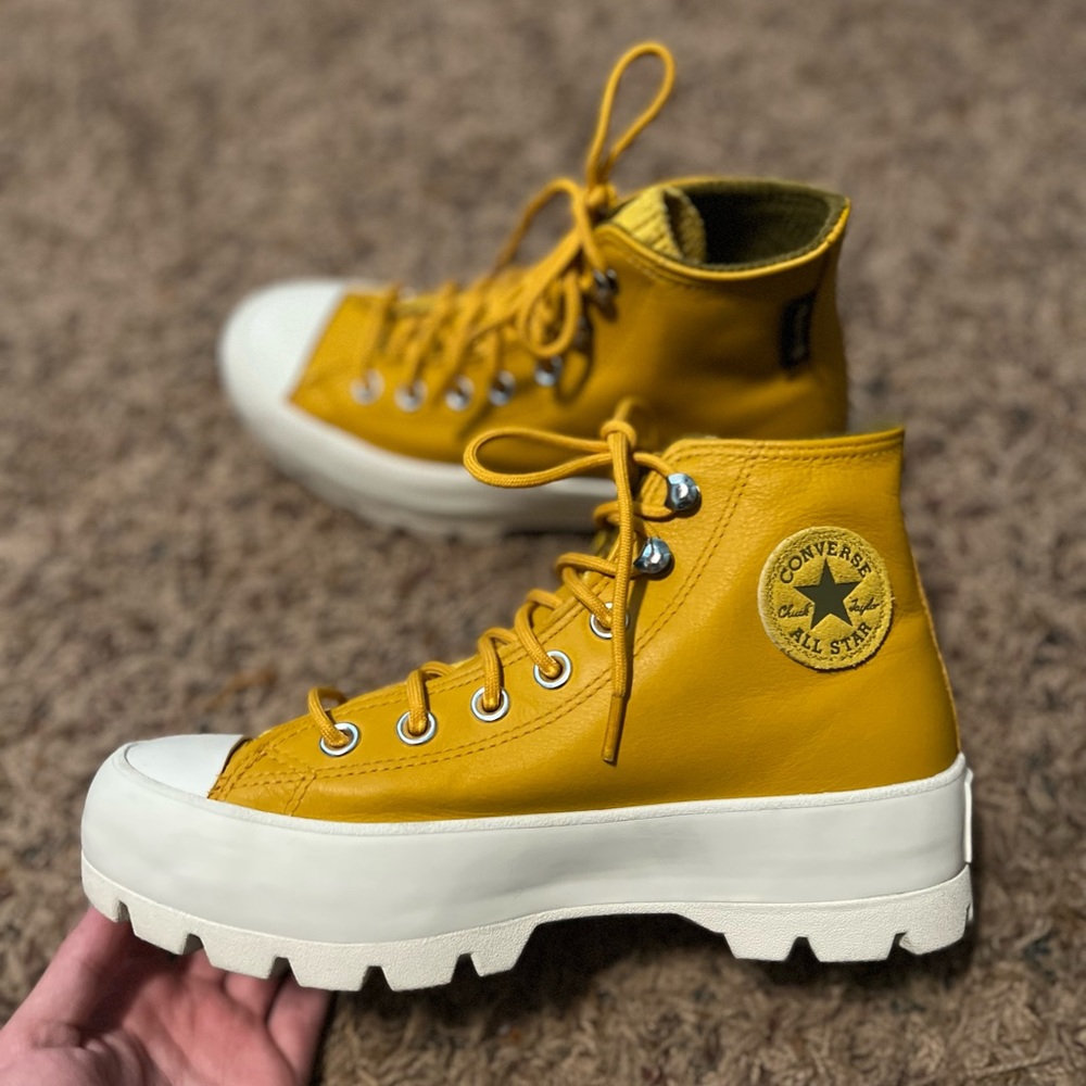 Converse, High Top, Platform, winter, lugged, sneaker, green, all weather, fall